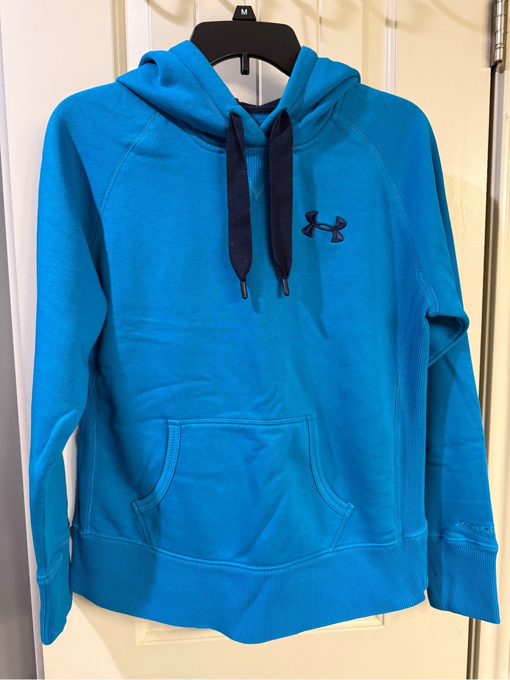 Under Armour Teal Blue Hoodie with Navy Accents